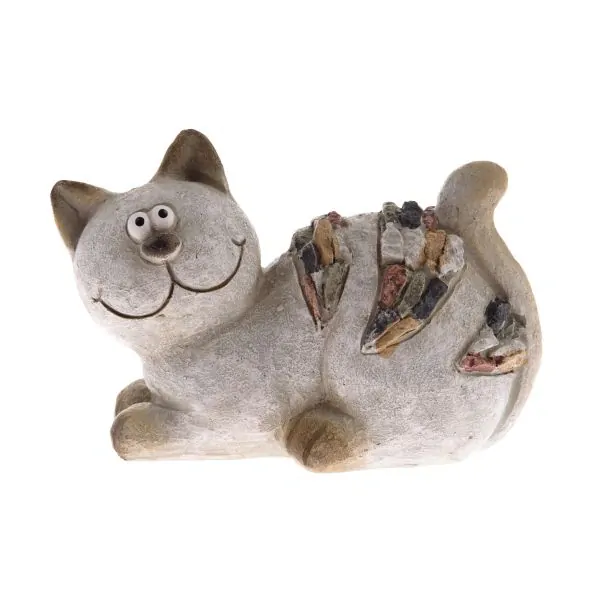 Polyresinová kočka - 17 cm