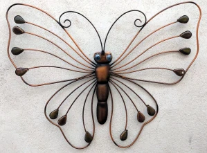 Motýl kov s kamínky velký