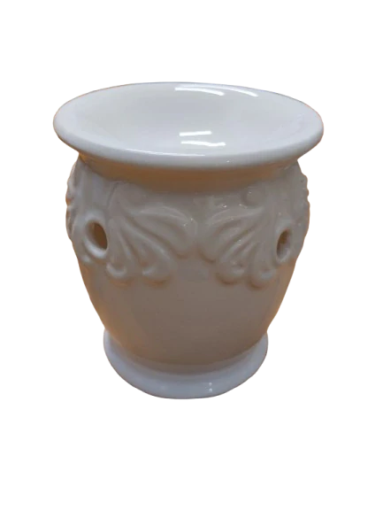 Keramická aromalampa Serenity bílá