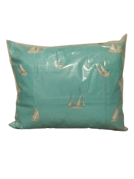 Voňavý bylinkový polštář Plachetnice azurový - levandule, meduňka, mateřídouška 35 x 30 cm