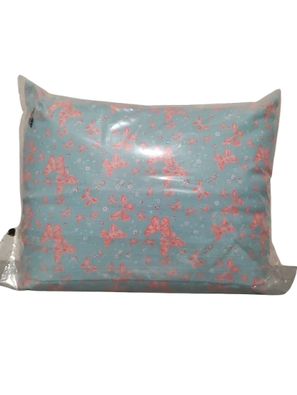 Voňavý bylinkový polštář Růžoví motýli - levandule, meduňka, mateřídouška 30 x 25 cm