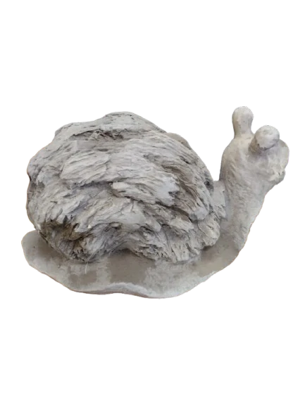 Keramický šnek na zahradu - 40 cm
