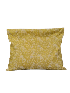Pohankový polštář žlutý s motýly 37 x 30 cm