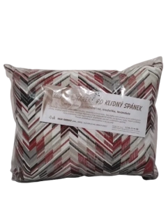 Voňavý bylinkový polštář Hnědo - béžový - levandule, meduňka, mateřídouška 35 x 30 cm