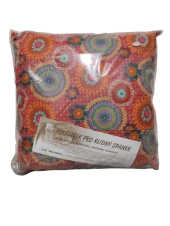 Voňavý bylinkový polštář Mandaly – francouzský styl, levandule, meduňka a mateřídouška (38 × 38 cm)