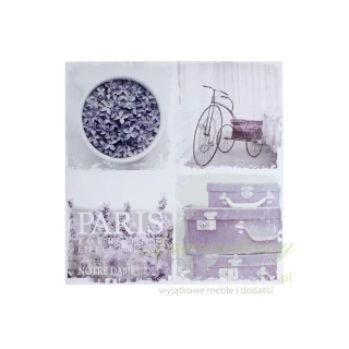 Obraz na plátně levandule Paris - 70 x 70 cm