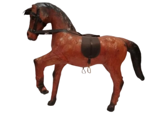 Kůň imitace dřeva - 30 cm