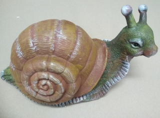 Šnek keramický do zahrady