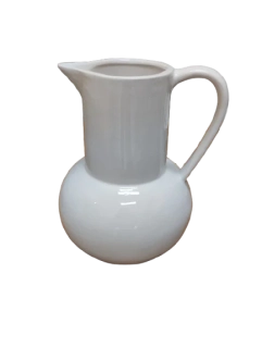 Keramický džbánek bílý