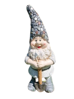 Trpaslík kamínková čepička větší - 53 cm