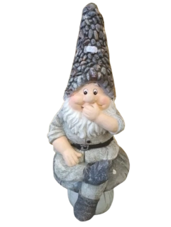 Trpaslík kamínková čepice na houbě - 55 cm